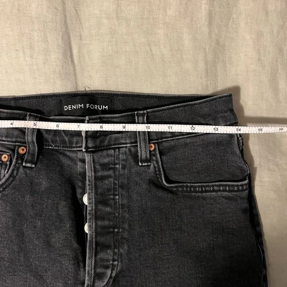 Denim Forum The Arlo Hi-rise Straight Jean - Picture 8 of 8